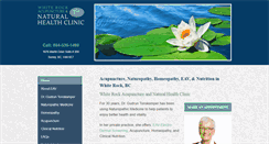 Desktop Screenshot of naturalhealthclinic.ca