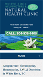 Mobile Screenshot of naturalhealthclinic.ca